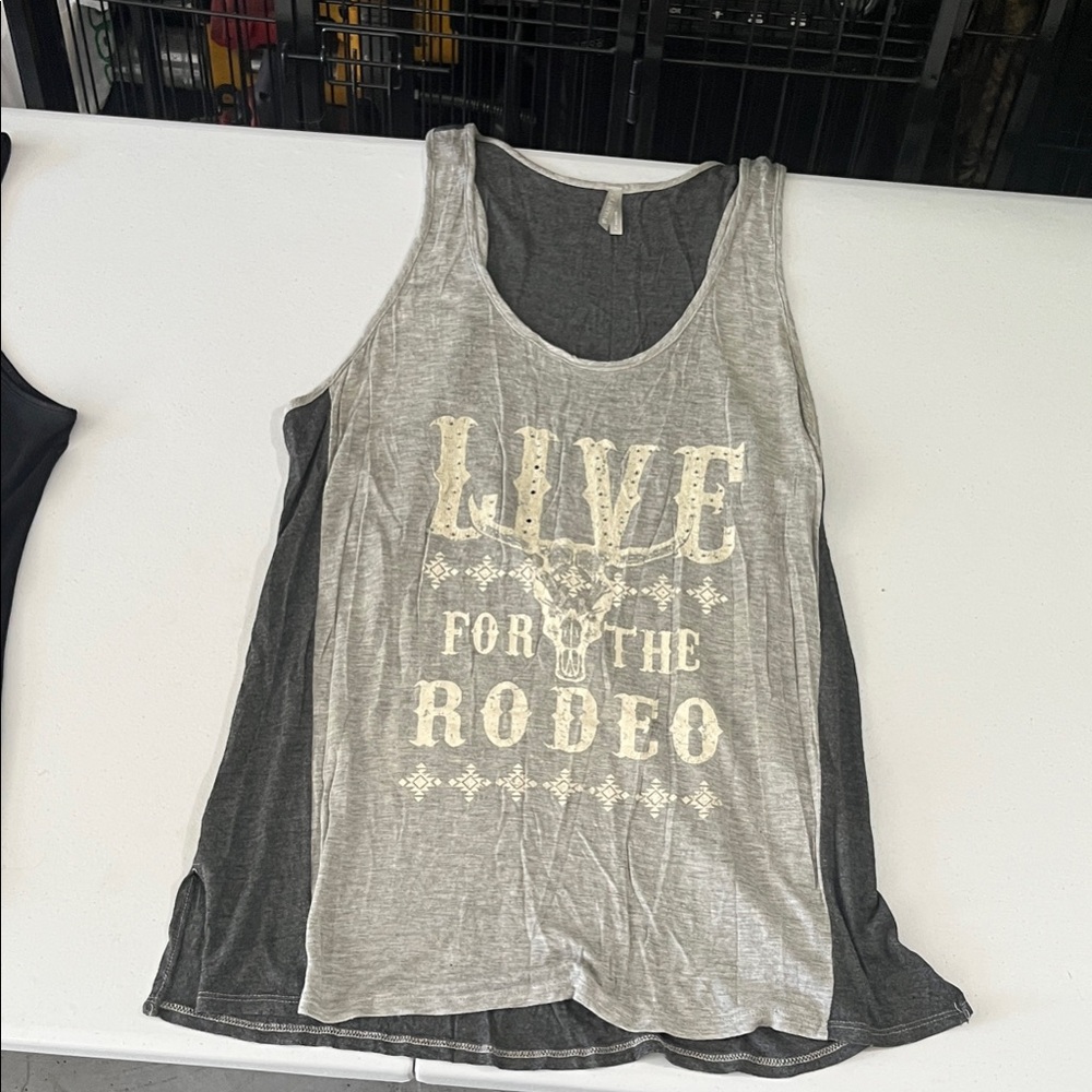 Vanity Charcoal Gray Top